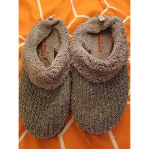 Unionbay Women's Grey Fuax Fur Lined Y2k 2000s Clogs Size 8